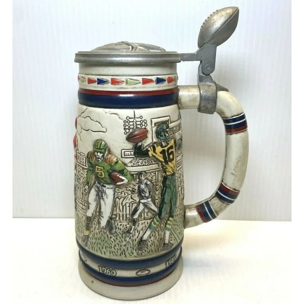 Vintage Avon NFL Football Beer Stein #12614 1983 Made In Brazil 1983